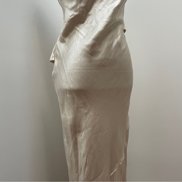 NEW! Dissh- Aisle Pearl Backless Midi Dress Size 8 Sleeveless Turtleneck - Picture 4 of 14